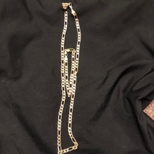 14k dipped gold Chain & bracket set